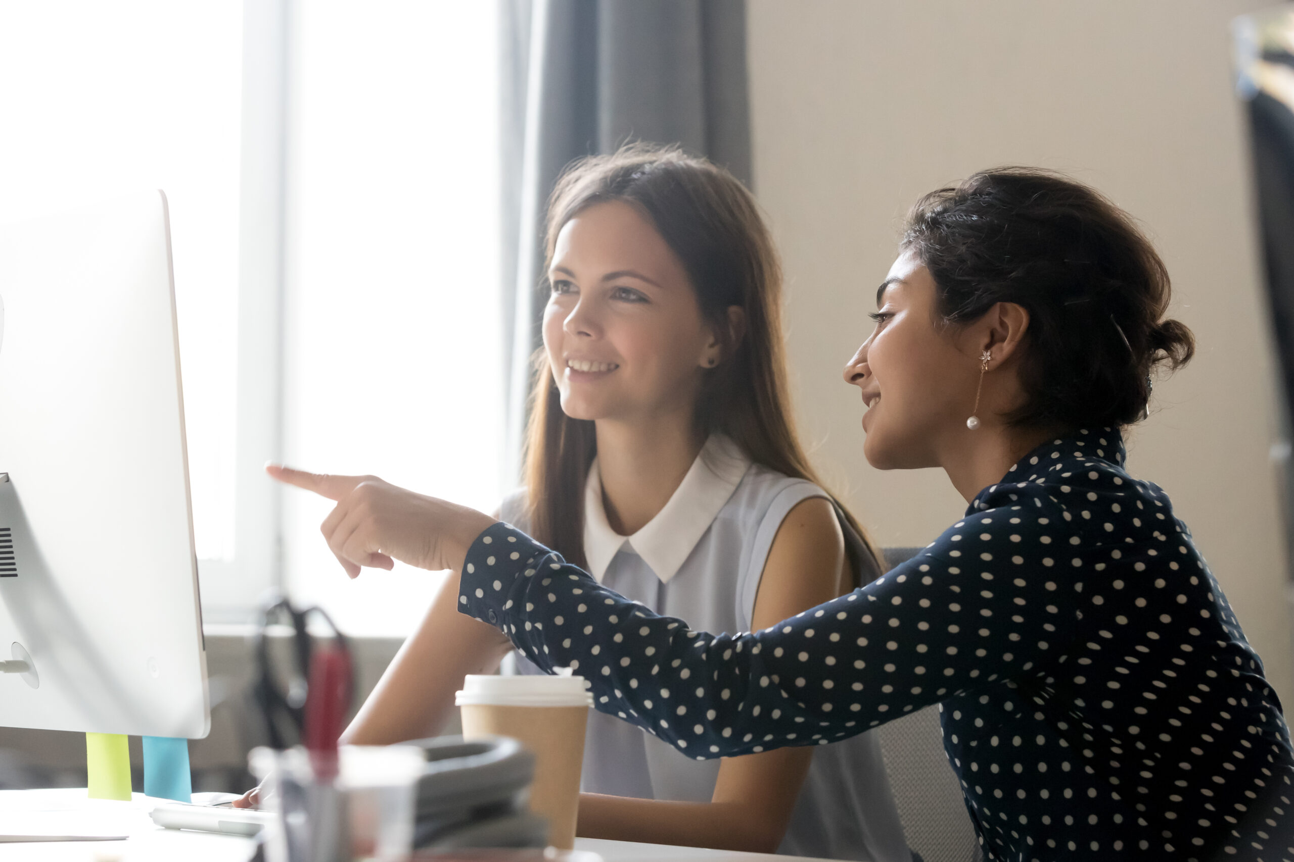 young employee in a sales internship program